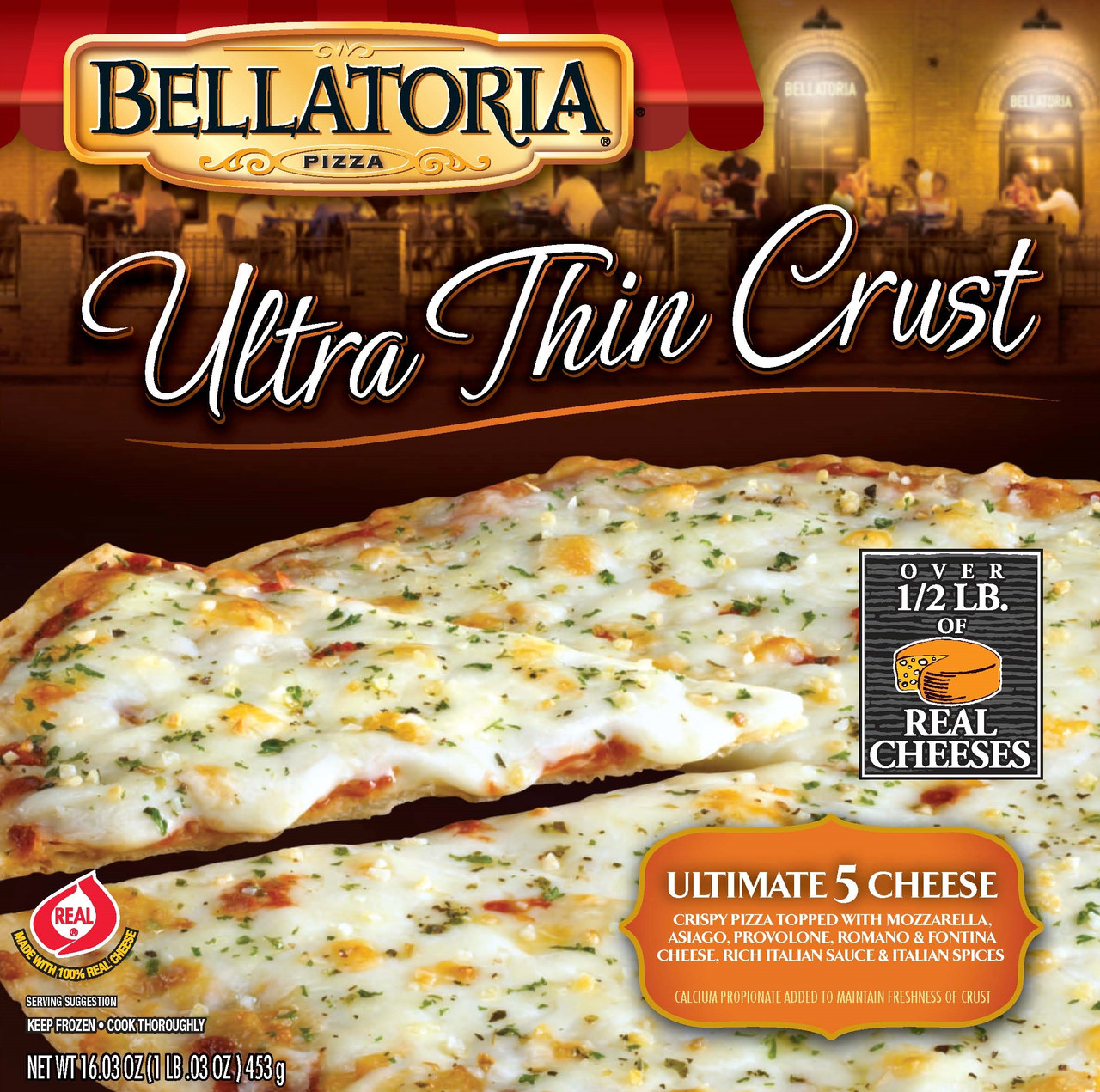 Ultra Thin Crust Ultimate 5 Cheese Ultra Thin Crust Ultimate 5 Cheese