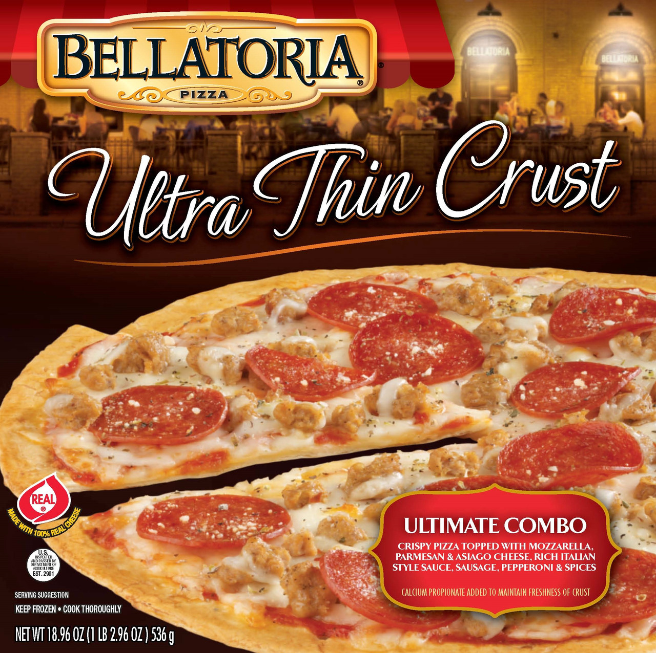 Ultra Thin Crust Ultimate Combo