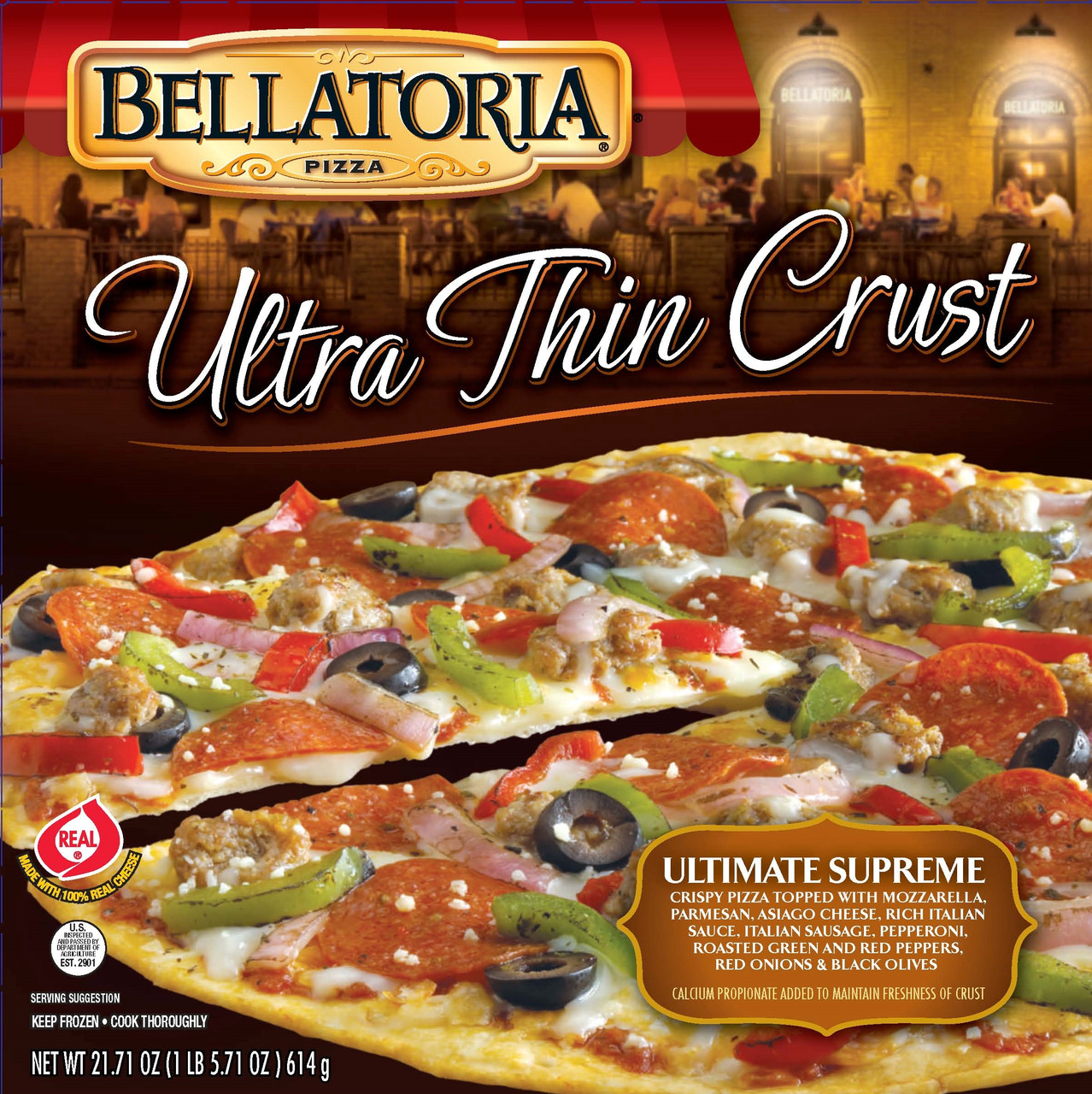 Ultra Thin Crust Ultimate Supreme
