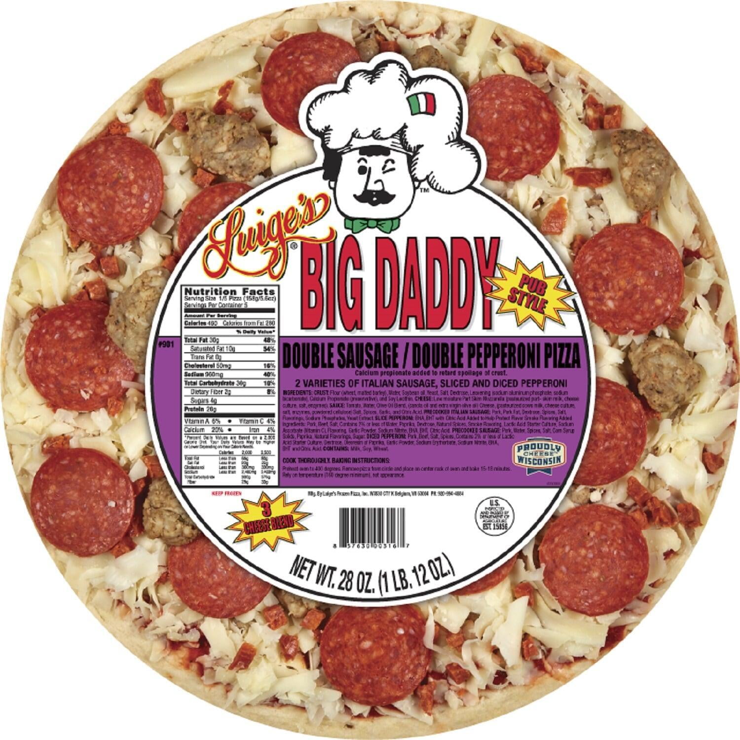 Big Daddy Pub Style 2x Sausage & Pepperoni