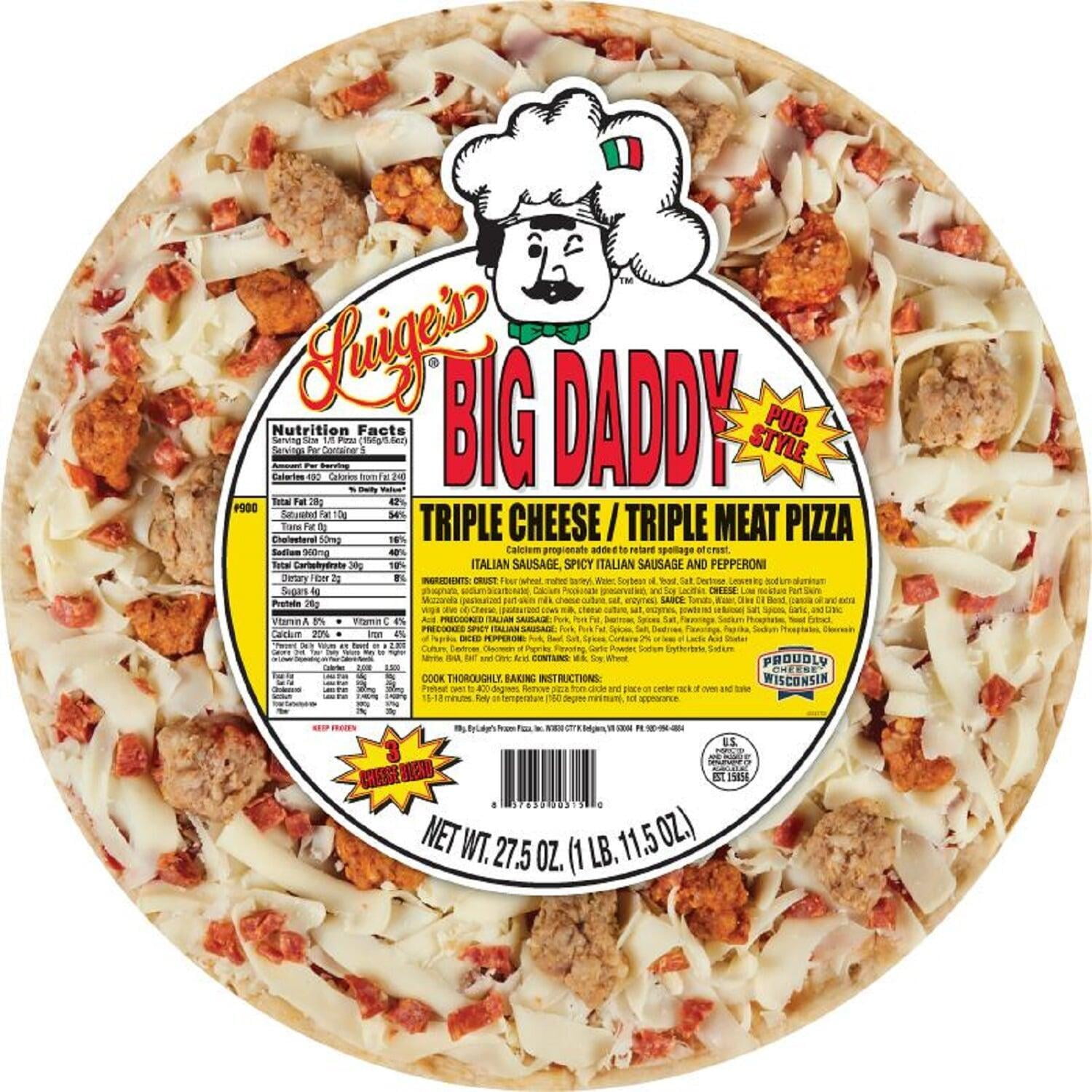 Big Daddy Pub Style 3x Cheese & 3x Meat