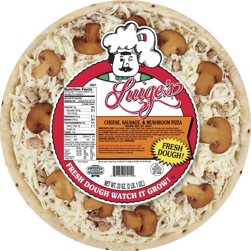 Fresh Dough Sausage & Mushroom